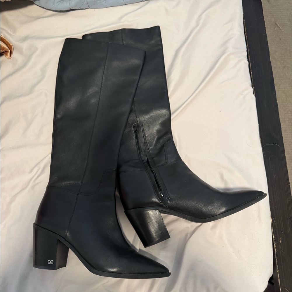 Sam Edelman Women's Lindsey Knee High Boot, Black